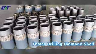 Conchas de alargamento de diamante aumentam a velocidade de exploração