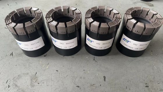 Brocas de perfuração geológica para mineração Perfuração em rocha dura Broca de diamante para perfuração de testemunhos