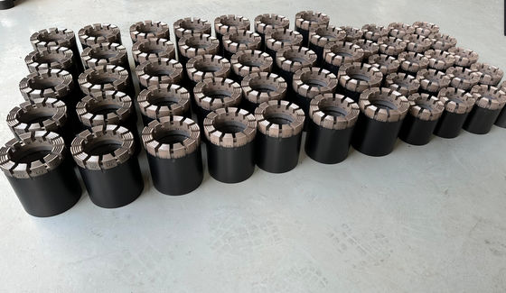 Broca de Perfuração com Fio HQ NQ Feita de Diamante Impregnado e Aço Carbono