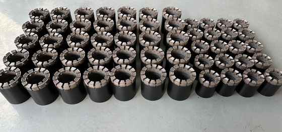 HQ NQ NW HW Desenho de tipo Turbo Geológico Bit de núcleo de diamante impregnado